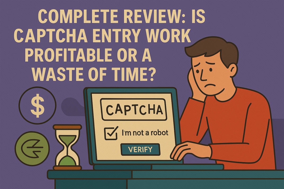 Complete Review: Is CAPTCHA Entry Work Profitable or a Waste of Time?