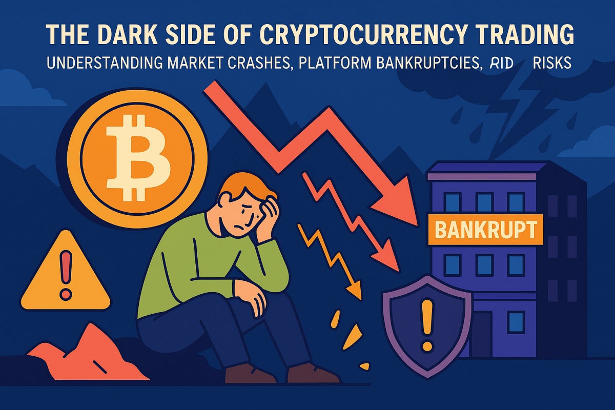 The Dark Side of Cryptocurrency Trading: Understanding Market Crashes, Platform Bankruptcies, and Critical Risks