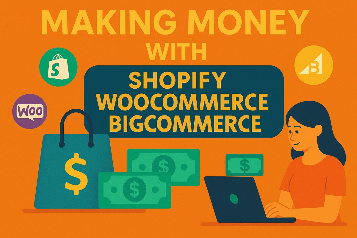 The Ultimate Guide to Making Money with Shopify, WooCommerce, and BigCommerce: A Comprehensive Comparison for Beginners and Professionals